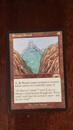 Erratic Portal Exodus EX/LP 132/143 MTG Magic the Gathering Artifact Rare - Image 3