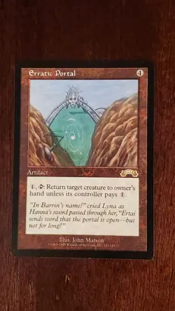 Erratic Portal Exodus EX/LP 132/143 MTG Magic the Gathering Artifact Rare - Image 5