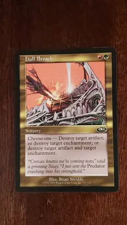 Hull Breach Planeshift EX/LP 111/143 MTG Magic the Gathering Sorcery Common - Image 1