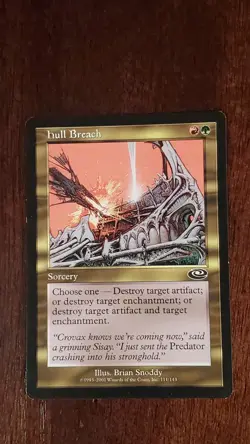 Hull Breach Planeshift EX/LP 111/143 MTG Magic the Gathering Sorcery Common - Image 5