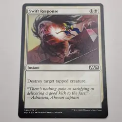 MTG: Swift Response 040/274 - M21 Core Set 2021 White Common - Image 1