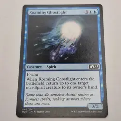 MTG: Roaming Ghostlight 065/274 - M21 Core Set 2021 Blue Common - Image 1