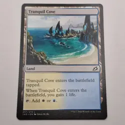 MTG: Tranquil Cove 257/274 - Ikoria Lair of Behemoths 2020 Land Common (2) - Image 1