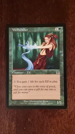 Wellwisher Onslaught EX/LP 300/350 MTG Magic the Gathering Creature Common - Image 5