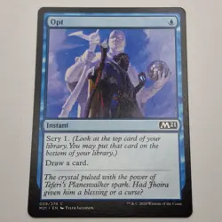 MTG: Opt 059/274 - M21 Core Set 2021 Blue Common - Magic the Gathering (2) - Image 1