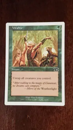 Vitalize Sixth Edition 6th EX/LP 265/350 MTG Magic the Gathering Instant Common - Image 1