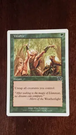 Vitalize Sixth Edition 6th EX/LP 265/350 MTG Magic the Gathering Instant Common - Image 3
