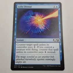 MTG: Lofty Denial 056/274 - M21 Core Set 2021 Blue Common - Image 1