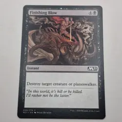 MTG: Finishing Blow 099/274 - M21 Core Set 2021 Black Common - Image 1