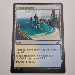 MTG: Tranquil Cove 257/274 - Ikoria Lair of Behemoths 2020 Land Common - Image 1