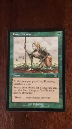 Crop Rotation Urza's Legacy EX/LP 98/143 MTG Magic the Gathering Instant Common - Image 1