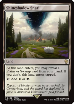 mtg magic Shineshadow Snarl ENGLISH final fantasy Lacis luminombre - Image 1