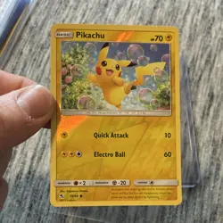 The Pokemon Company Pikachu Common Reverse Holo Hidden Fates 19/68 70 HP Basic - Image 1