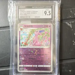 Pokemon Espeon 05 06/14 Gem Pack Vol.2 CGC 9.5 Stars Holo Psychic 110 HP - Image 3