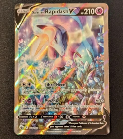 Galarian Rapidash V Alt Art 168/198 Chilling Reign Pokemon 2021 - Image 1