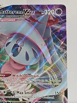 Hatterene VMAX 066/159 Ultra Rare Crown Zenith Pokemon TCG LP+ - Image 3