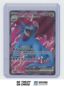 2025 Pokemon Journey Together Full Art Salamence ex #177/159 - Image 1