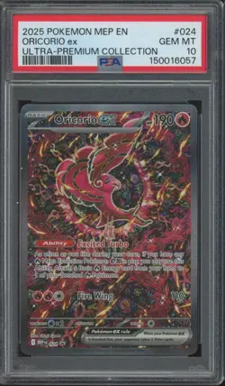 2025 Pokemon MEP EN Ultra Premium Collection #024 Oricorio ex Gem Mint PSA 10 - Image 1