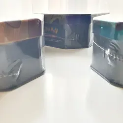 Pokemon Triple Whammy Collector Tins Art Set Sealed - Image 3