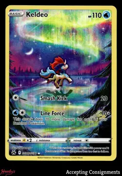 2023 Pokemon TCG Sword & Shield Crown Zenith #GG07 Keldeo GGUR FULL ART - Image 1