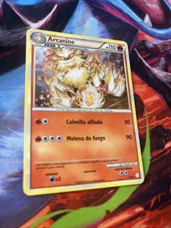 Arcanine 1/123 Reverse Holo SPANISH - HeartGold SoulSilver Pokemon Tcg Card - Image 4