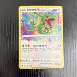 Pokemon Rayquaza 138/185 Swsh04: Vivid Voltage Amazing Rare Holo 120HP - Image 1