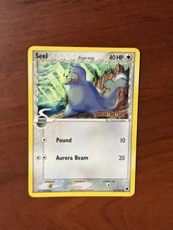 Pokemon, Seel 62/101, Dragon Frontiers, Delta Species, Reverse Holo - Image 1