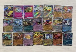 Pokemon Card Lot- Mega Sharpedo Full Art, 2 Aspecs And Mixed EX’s- As Pictured - Image 1