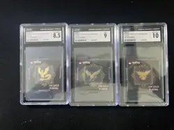 2023 Pokemon TCG Korean Striking 24K Gold Plating Moltres CGC 10 Lot*3 IO35 - Image 1