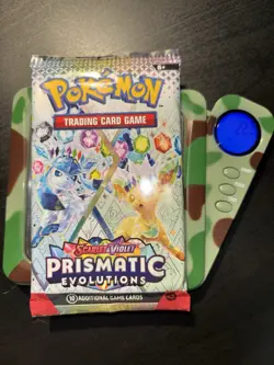 22.3g! HEAVY S&V Prismatic Evolutions Booster Pack Pokemon TCG -Glaceon Art - Image 1