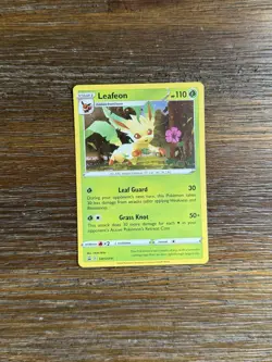 Pokemon TCG Leafeon SWSH191 SWSH Black Star Promos Cosmos Holo NM - Image 1