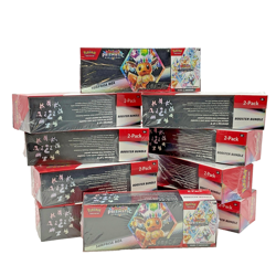 Lot of (10) Pokemon TCG Prismatic Evolutions 2-Pack Surprise Box+Booster Bundle - Image 1