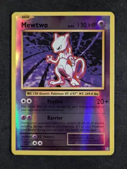 2016 Pokemon MEWTWO #51/108 XY Evolutions Reverse Holo Rare English - Image 1