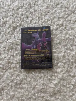 pokemon card/ Mewtwo&mew GX black & gold 71/236 Tag team - Image 1