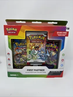 Pokemon TCG First Partner Illustration Collection Series 1 New Sealed Rare Hot - Image 1