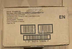 Pokemon TCG Prismatic Evolutions Mini Tin Display Case of 4 Displays Sealed - Image 3