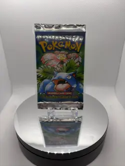 1999 Pokemon Base Set (Shadowless) Booster Pack (Venusaur) | Factory Sealed! - Image 1