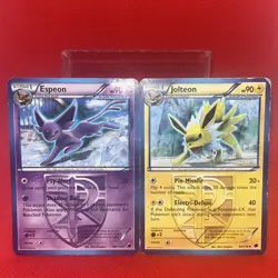 2013 Pokemon Espeon & Jolteon TCG Plasma Freeze 34/116 - Damaged (x2 cards) - Image 2