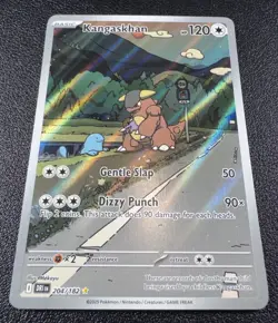 Pokemon Kangaskhan Illustration Rare IR Full Art Holo 204/182 Destined Rivals - Image 2