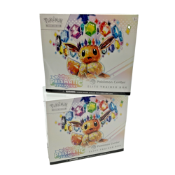 Lot of (2) Pokemon Center Prismatic Evolutions Elite Trainer Boxes SEALED PC ETB - Image 1