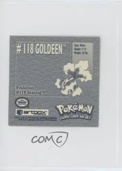 Goldeen Artbox Pokemon Stickers Series 1 #118 1999 - Image 2