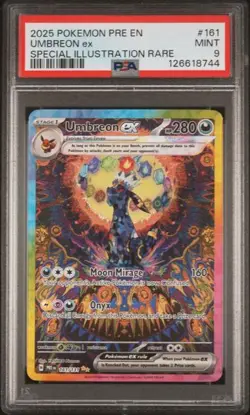 Graded Pokemon - Umbreon ex (161/131) Prismatic Evolutions PSA 9 - Image 1