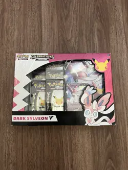 Pokemon TCG: Celebrations Dark Sylveon V Collection Box New Factory Sealed READ - Image 1