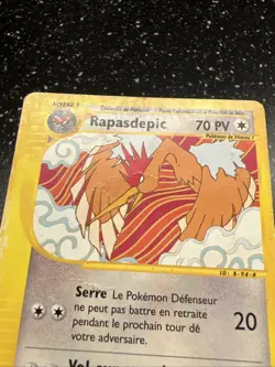 Carte Pokemon Rapasdepic Rare 45/165 Francais Expedition Wizards Vf Fr - Image 3