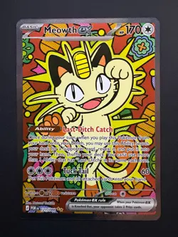 Meowth ex 121/088 Pokemon Perfect Order Special Illustration Rare (NM) 2026 - Image 1