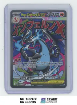 2025 Pokemon Mega Evolution BSP Full Art Mega Charizard ex #023 - Image 1