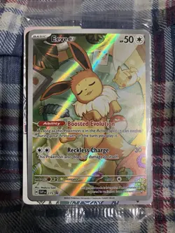 Pokemon Scarlet & Violet Eevee Promo Rare Holo Card SVP 173 Sealed - Image 1