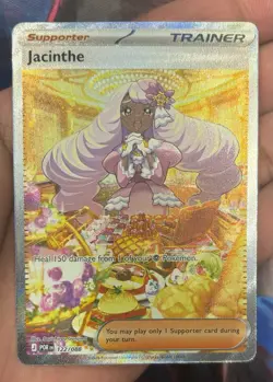 🍰 Pokemon Jacinthe 122/088 POR Full Art Holo Rare Trainer Supporter SIR NM 🍭 - Image 1