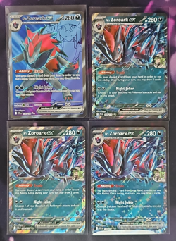 N’s Zoroark ex 175/159 Double Rare NM/M Pokemon Card + Bonus Cards - Image 1