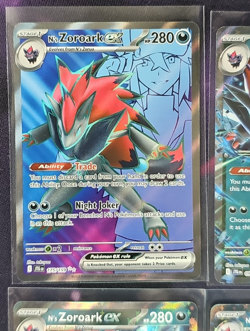 N’s Zoroark ex 175/159 Double Rare NM/M Pokemon Card + Bonus Cards - Image 2